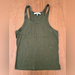 Frame Denim Olive Green Women's Tank Top